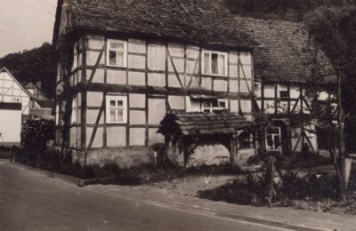 Das Bild zeigt ein Kaufunger Fachwerkhaus